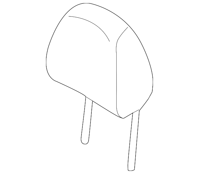 88700-1U070ALW Деталь HEADREST, RIGHT