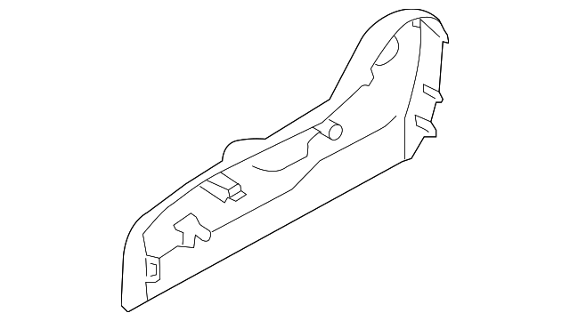 88272-1U010J7 Деталь OUTER COVER, RIGHT