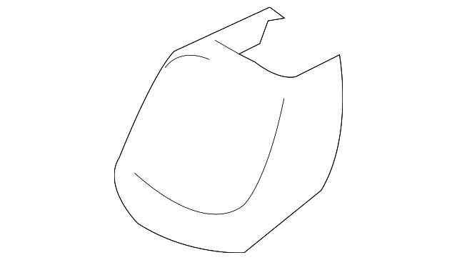 88055-1U030VA Деталь TRACK END COVER, RIGHT