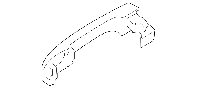 82661-3X210 HANDLE, OUTSIDE, RIGHT