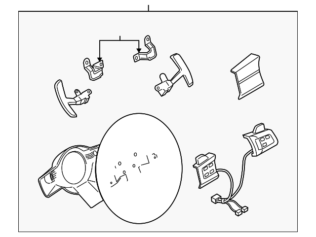 NE9932982 Деталь STEERING WHEEL