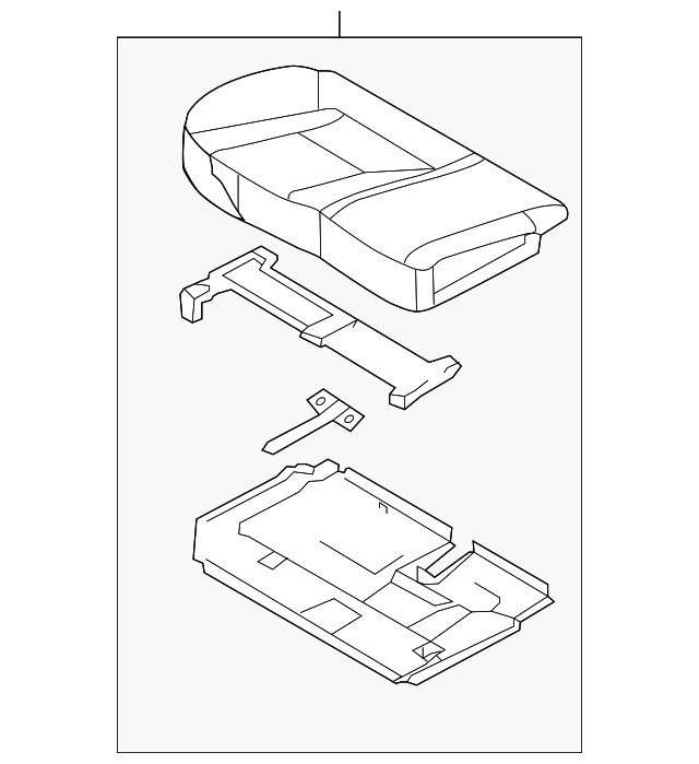 89200-A5300-SBL Деталь SEAT CUSHION