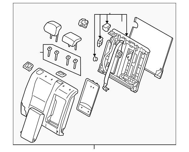 89400-A5240-SGG Деталь SEAT BACK ASSY