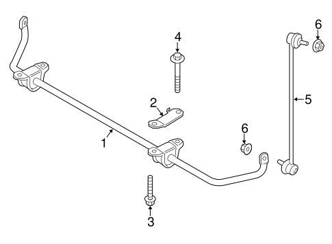 M6 Gran Coupe STABILIZER BAR & COMPONENTS