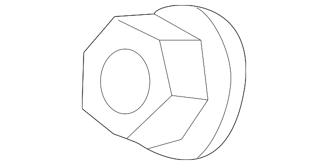 89040100 Деталь CENTER BELT ASSY NUT