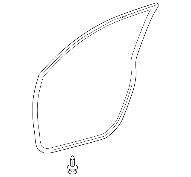67861-0R010 Деталь DOOR W'STRIP, RIGHT