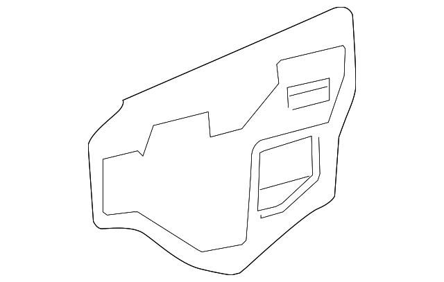 67831-0R030 Деталь WATER SHIELD, RIGHT