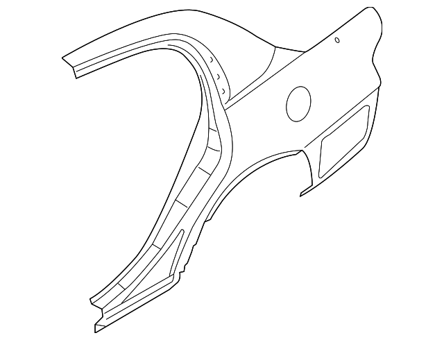 71503-3FB00 QUARTER PANEL, LEFT