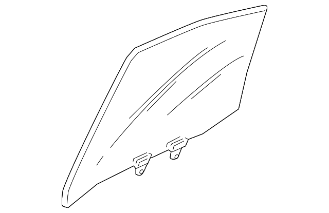 82300-7Y000 Деталь MOVEABLE GLASS, RIGHT