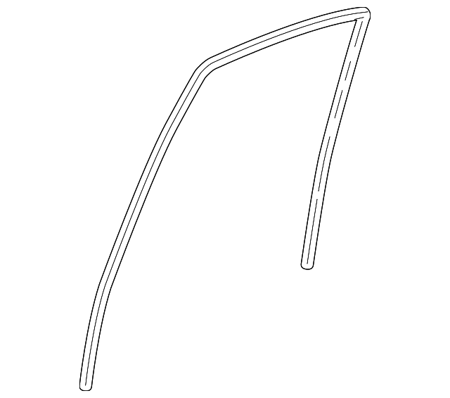 82330-7Y000 Деталь GLASS RUN, RIGHT