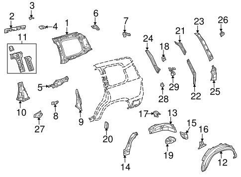 Land Cruiser INNER STRUCTURE