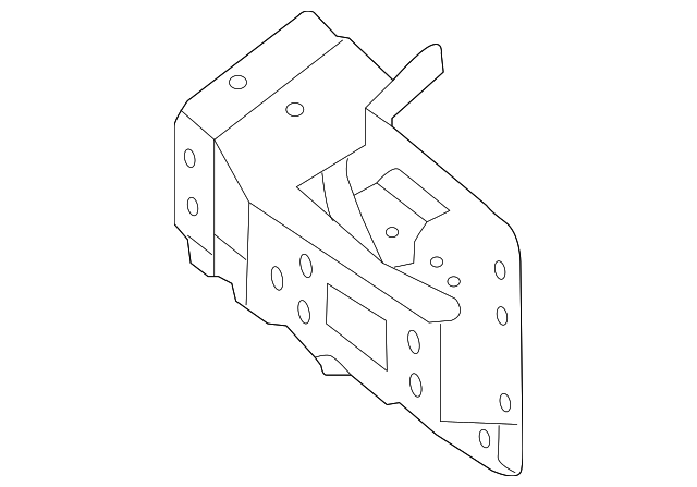 G81643JAMA Деталь REAR BRACE, RIGHT