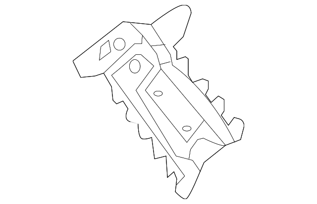 G66803JAMA Деталь SEAT BELT ANCHOR, RIGHT