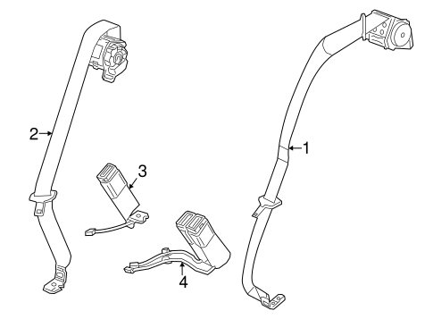 Volt REAR SEAT BELTS