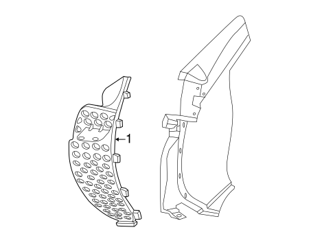 Viper EXTERIOR TRIM - FENDER