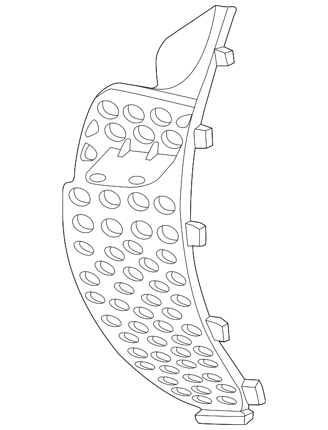 68160491AC Деталь GRILLE, LEFT