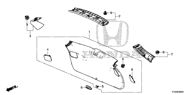 HR-V TAILGATE LINING