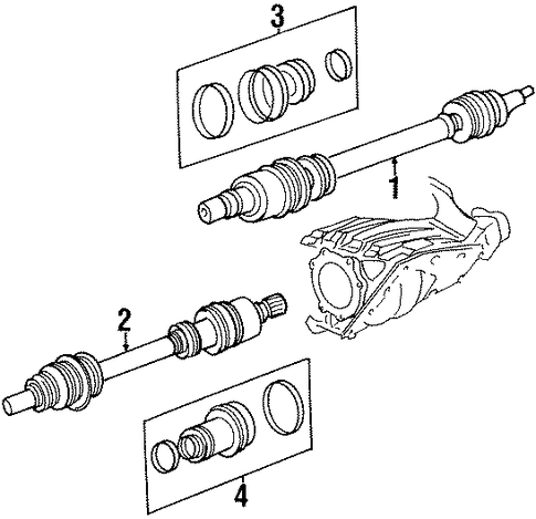 Sebring AXLE SHAFT & JOINTS
