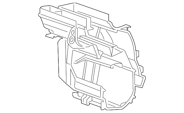 23135688 Деталь HEATER CASE, LEFT