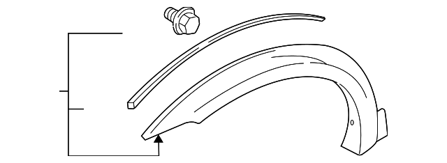 7721080J005PK Деталь WHEEL OPNG MLDG, RIGHT