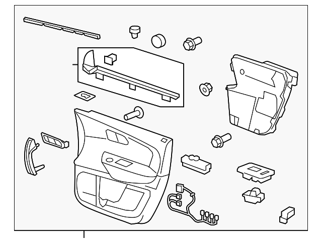 22797988 DOOR TRIM PANEL, RIGHT