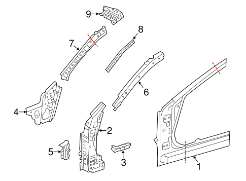 6 HINGE PILLAR