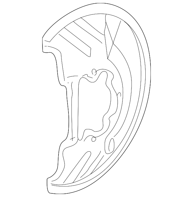 45255-S3Y-000 SPLASH GUARD, FR. BRAKE