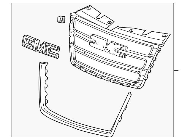 22764302 Деталь GRILLE ASSY
