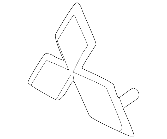 MR574731 Деталь EMBLEM
