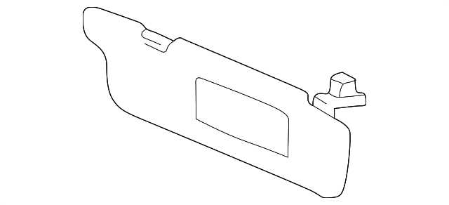 85202-3C911GJ Деталь VISOR, RIGHT