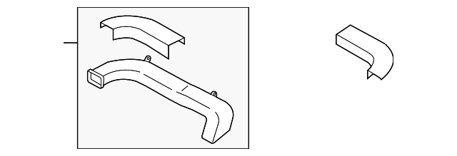 66101XA07A Деталь VENT DUCT, LEFT