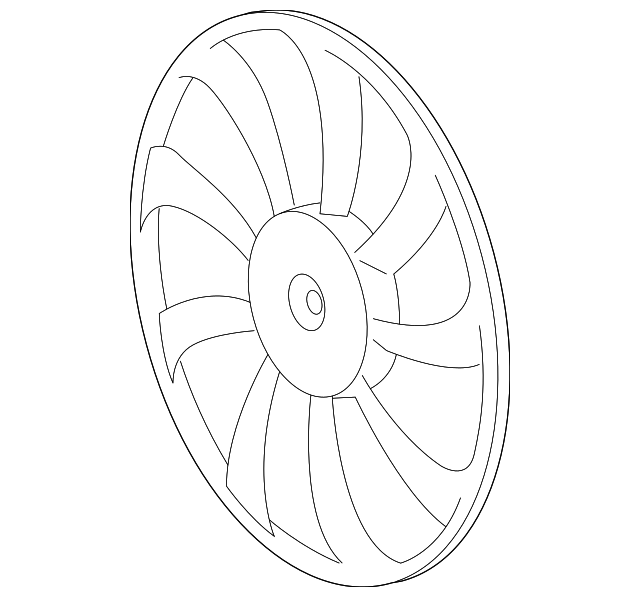 16361-0P310 FAN BLADE, RIGHT