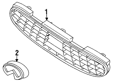 J30 GRILLE & COMPONENTS