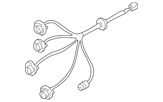 0K30A-51156 Деталь SOCKET & WIRE, RIGHT