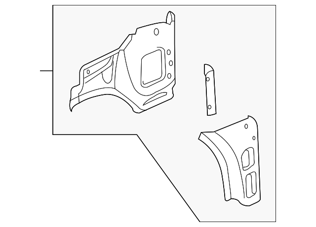 25965640 Деталь PILLAR PANEL, RIGHT