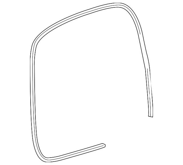 15862172 Деталь WEATHERSTRIP