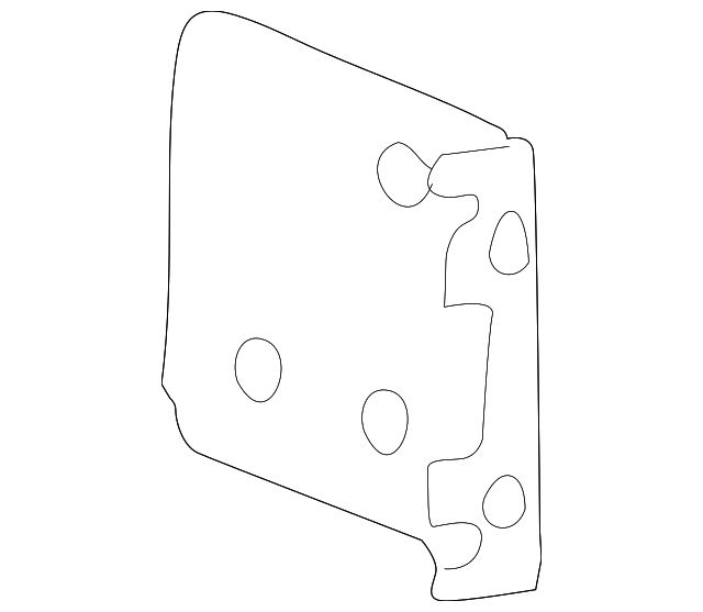 96155-39000 Деталь AM/FM RADIO BRACKET, LEFT