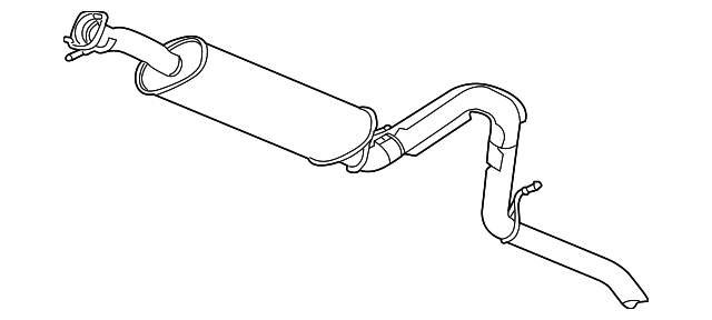 15175774 Деталь MUFFLER W/TPIPE