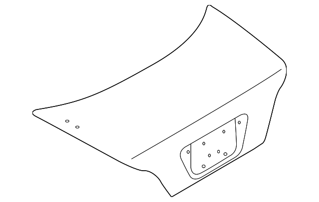 H4300CR9MM Деталь TRUNK LID