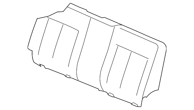 1FX031J3AA Деталь SEAT BACK COVER, LEFT