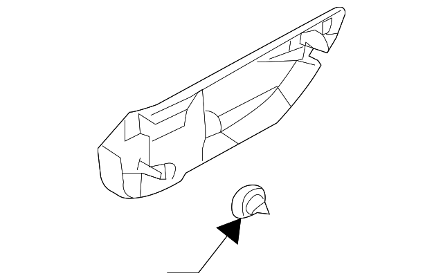 BCD1-57-631-02 Деталь HOLE COVER, RIGHT