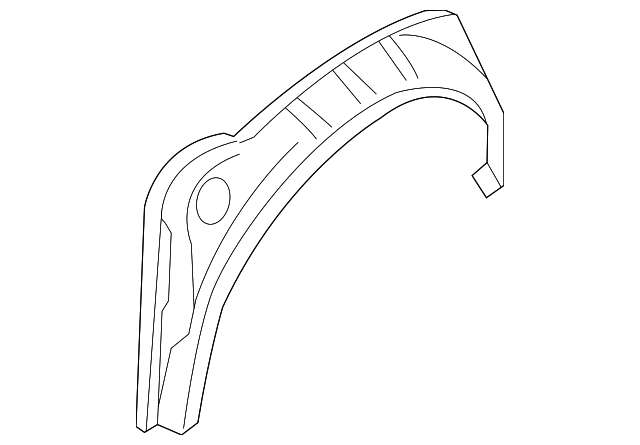 76713-1PA0A Деталь OUTER WHEELHOUSE, LEFT