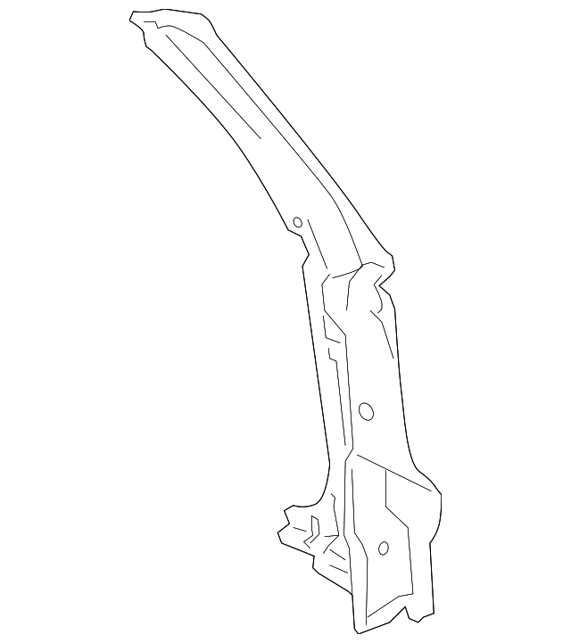 6481077K00 Деталь REAR CORNER PLR, LEFT