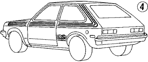 Chevette STRIPE TAPE