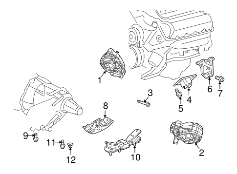 Durango ENGINE & TRANS MOUNTING