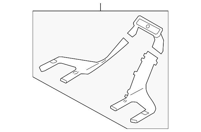 72511FJ000 Деталь LOWER DUCT