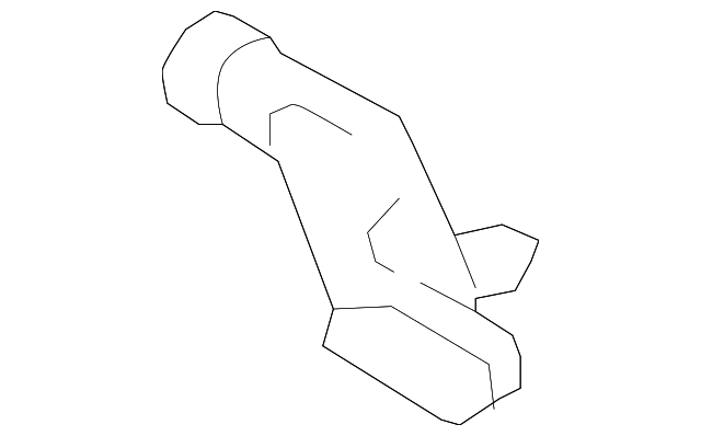 66100FJ030 Деталь DEFROSTER DUCT, RIGHT