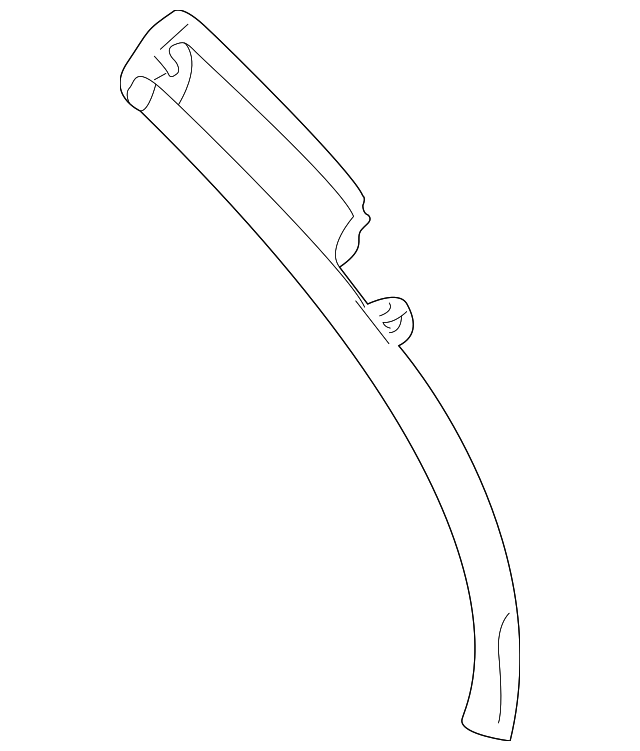 51-43-8-232-015 Деталь UPPER QTR TRIM, LEFT