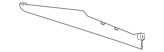 92262703 Деталь SIDE TRIM PANEL, LEFT