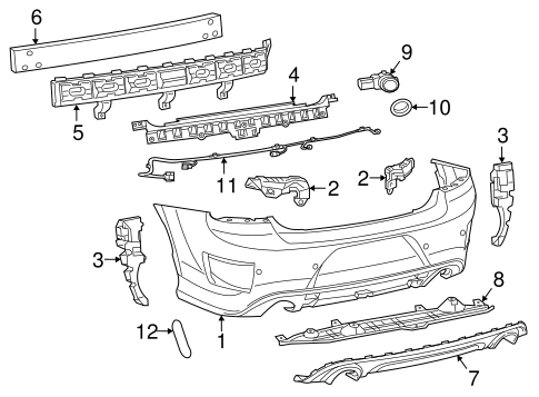Charger BUMPER & COMPONENTS - REAR